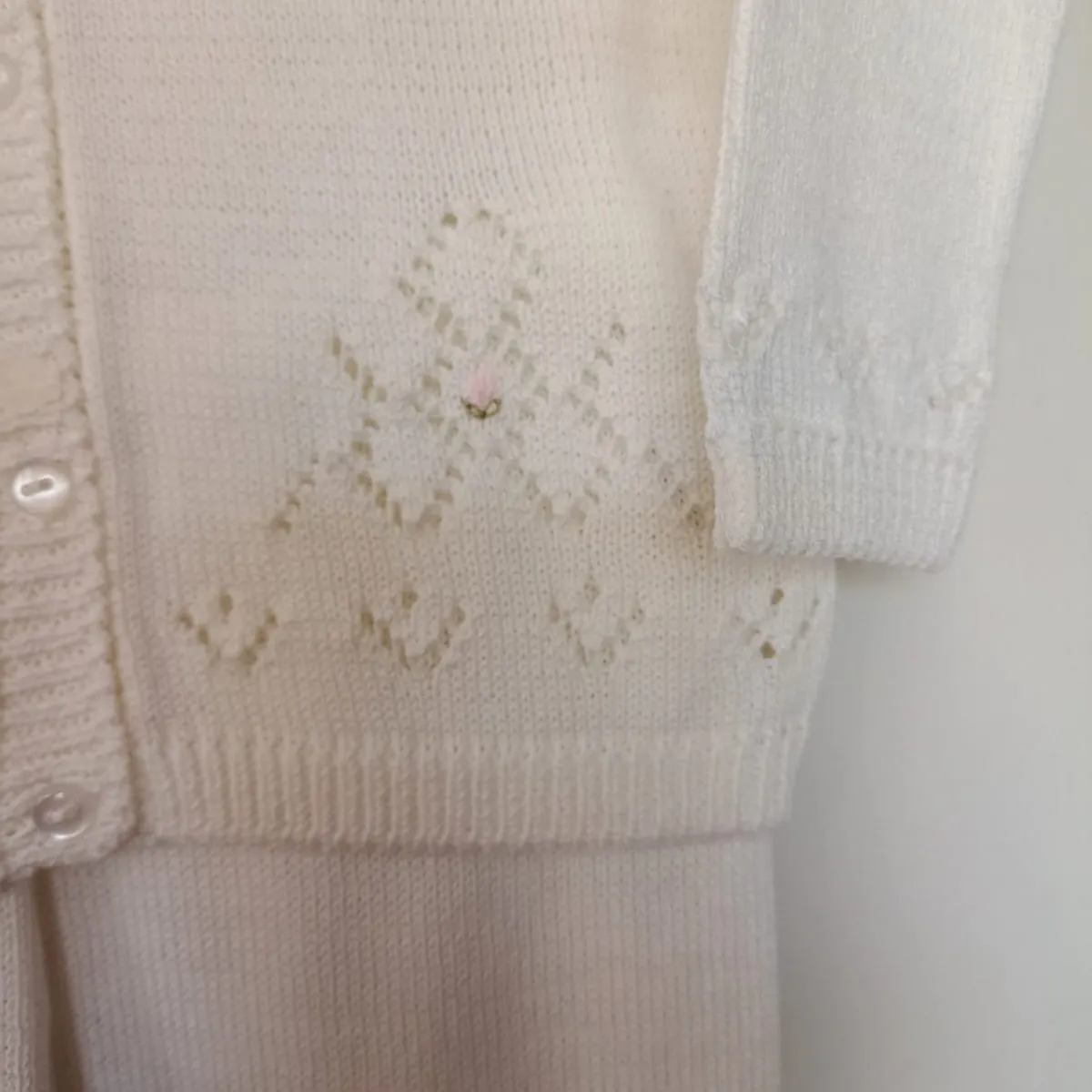 GENERICO - Conjunto Bordado de Bebe Niña MANDALAY KNITS