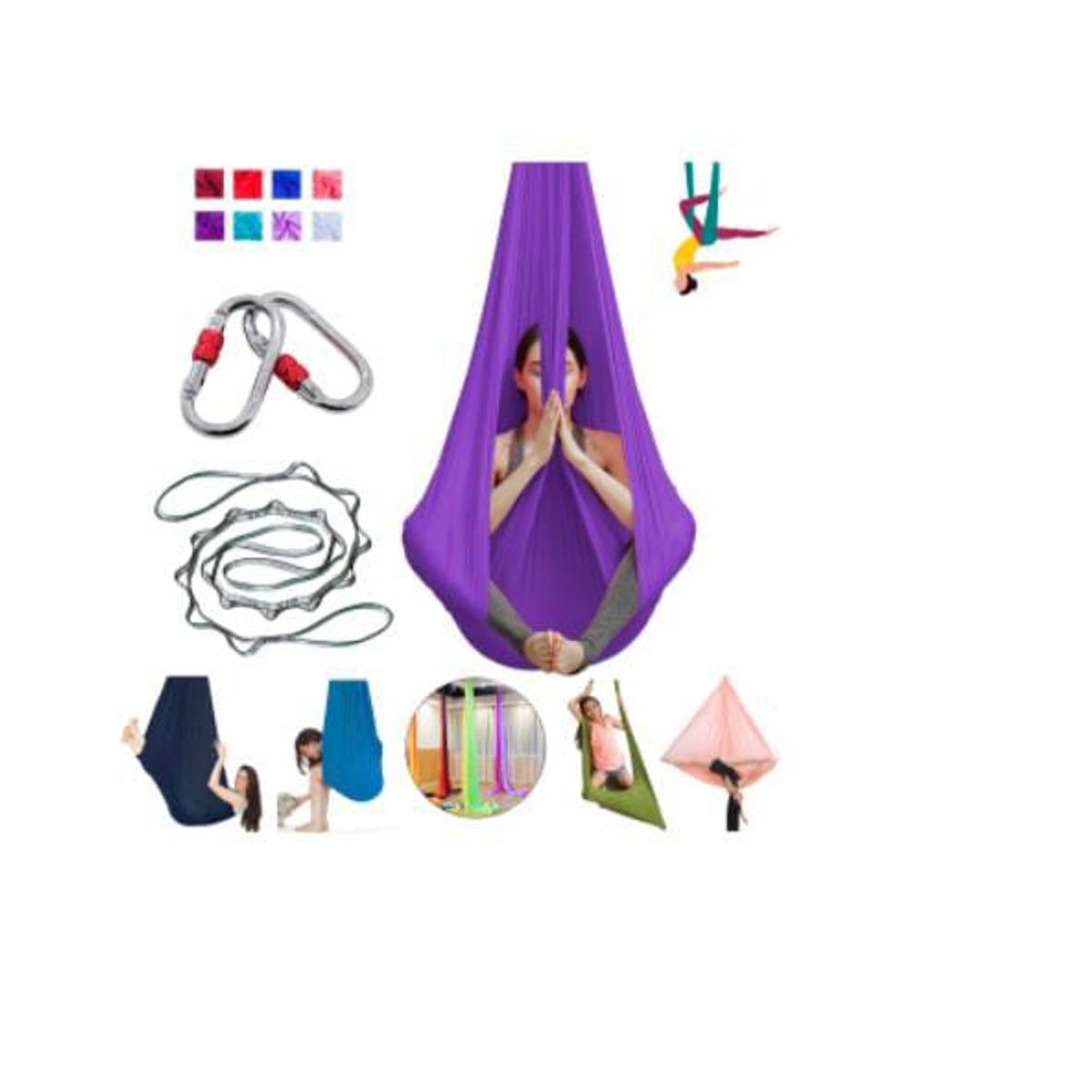 GENERICO - Columpio de Yoga Hamaca de Yoga