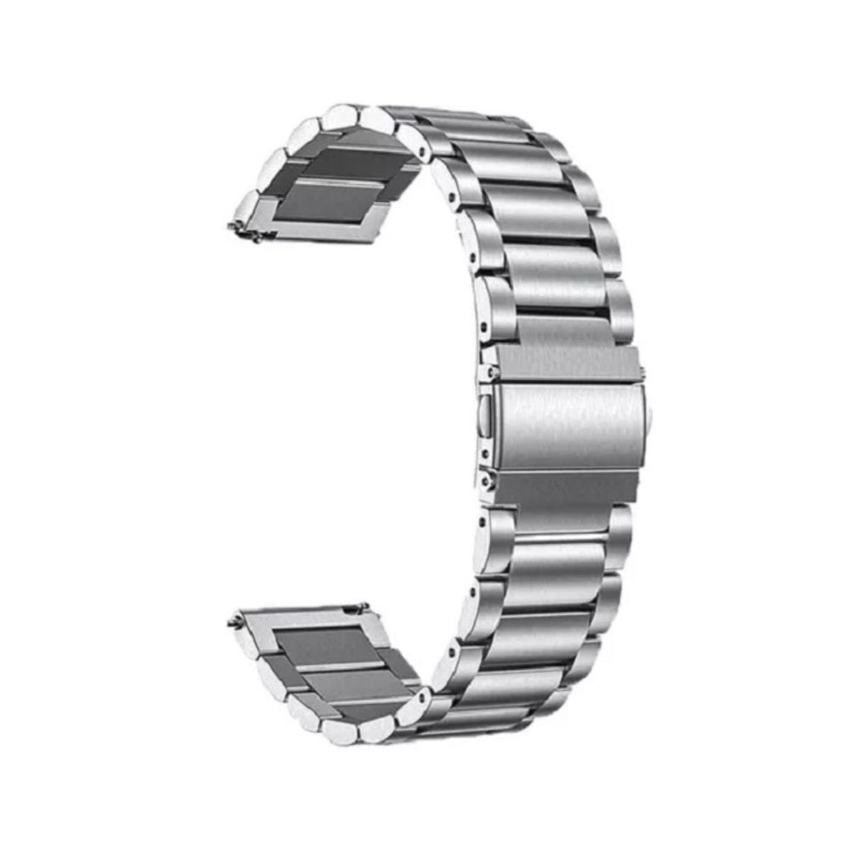 GENERICO - Correa de Acero Inoxidable plata+ Case para Smartwatch Huawei GT3 46mm