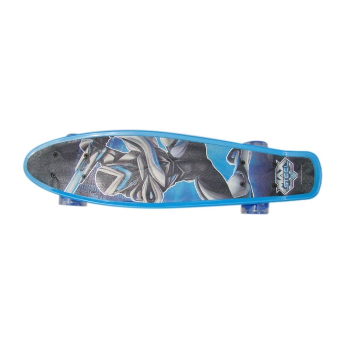 GENERICO - Skate Max Steel PB-MX05 con Trucks de Aluminio Celeste