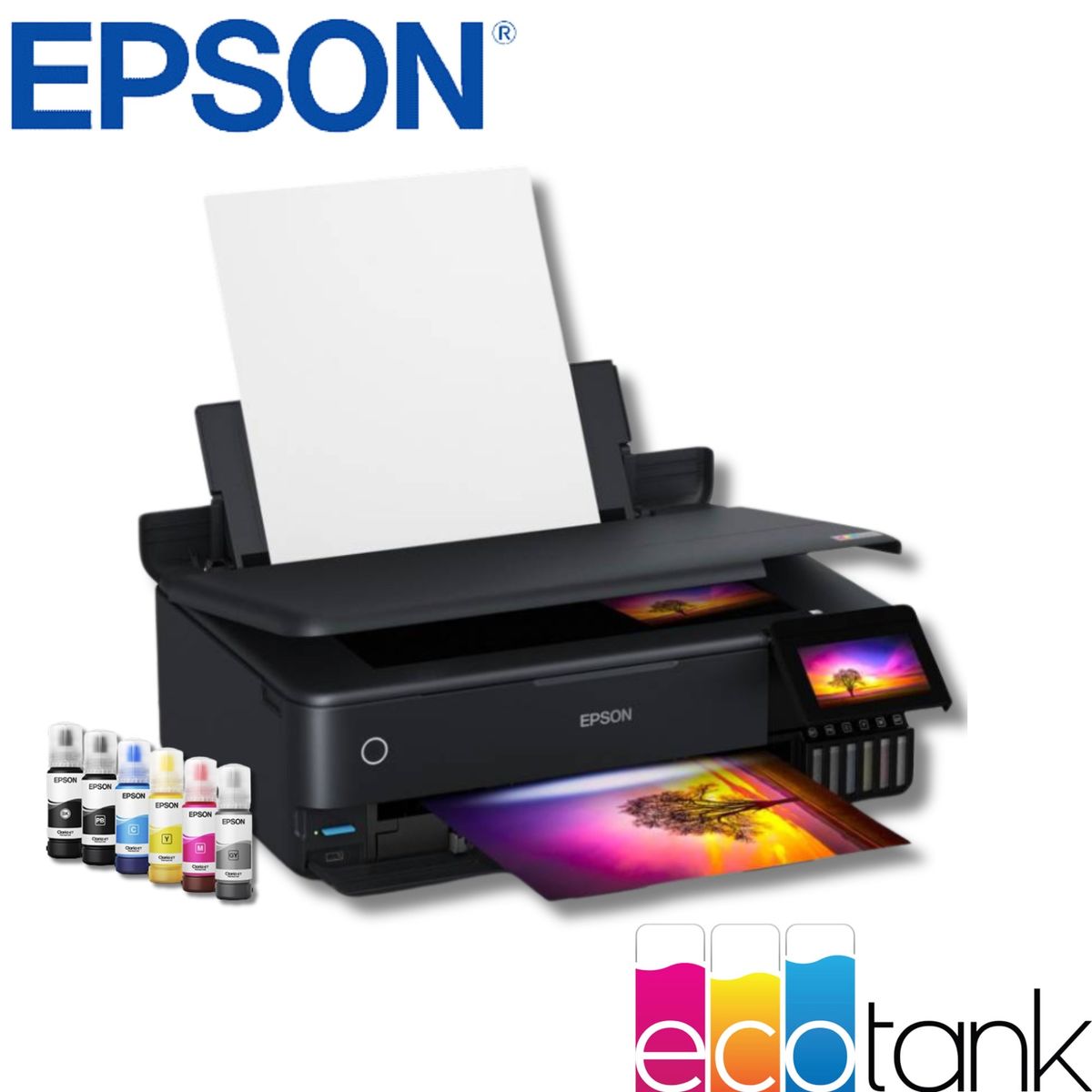 EPSON - IMPRESORA FOTOGRAFICA EPSON ECOTANK L8180