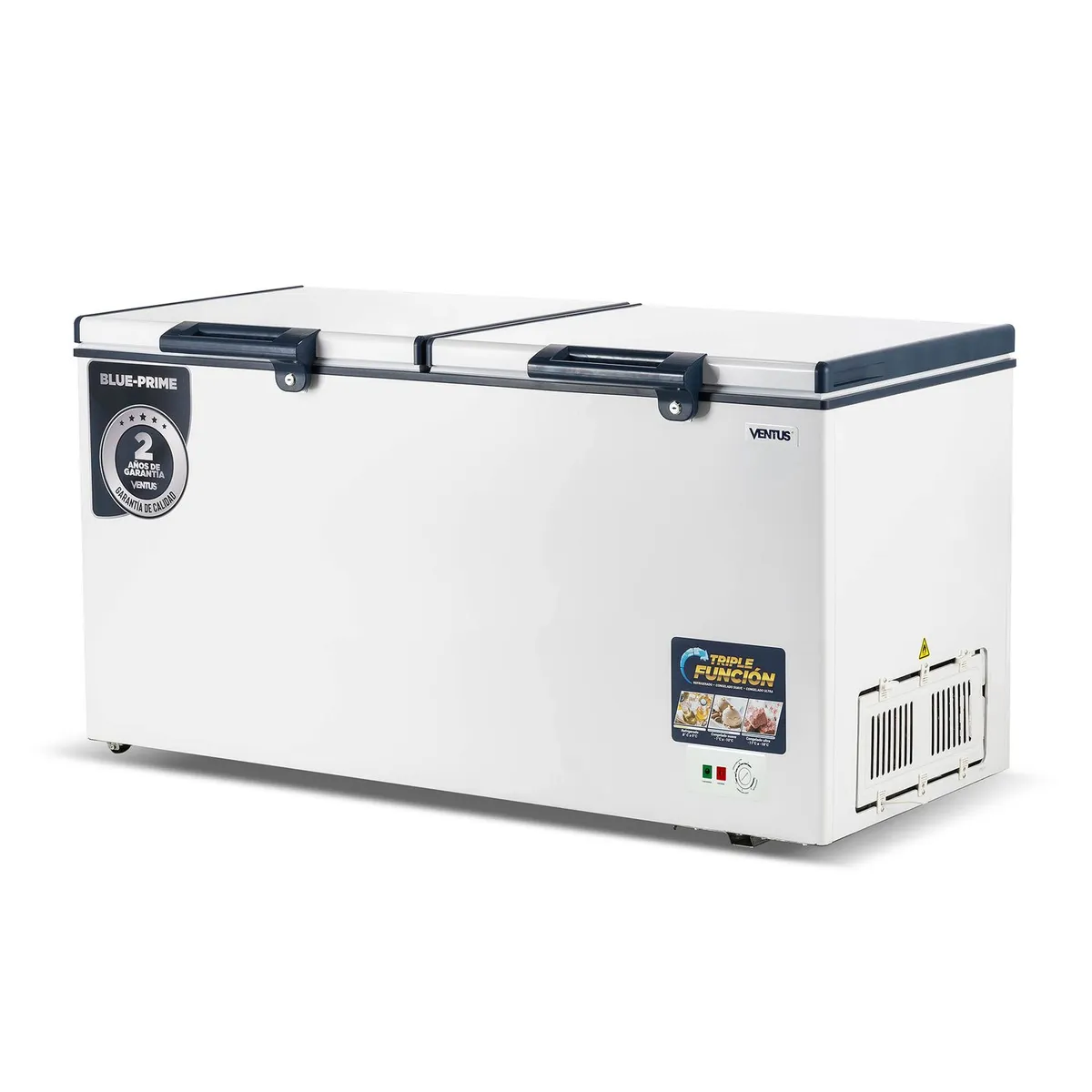 VENTUS - Ventus Congeladora horizontal 423L - Triple función- Blanco - CTD-420 PRIME