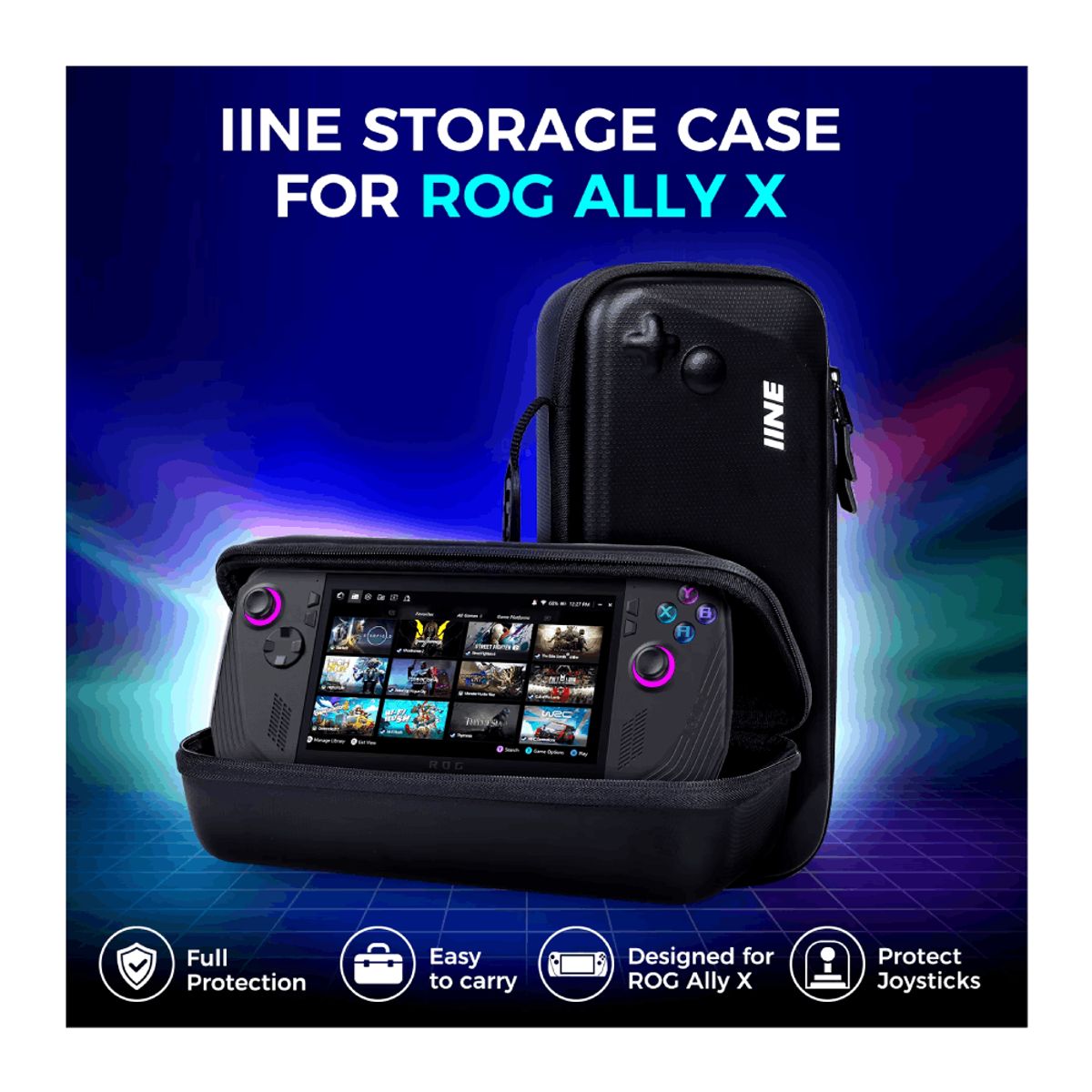 GENERICO - Estuche Case Protector Solo Compatible Rog Ally X