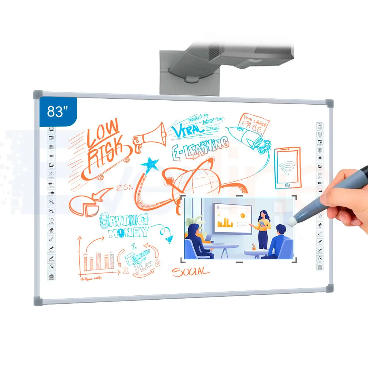 OEM - PIZARRA DIGITAL INTERACTIVA 83 ST-9400T-83