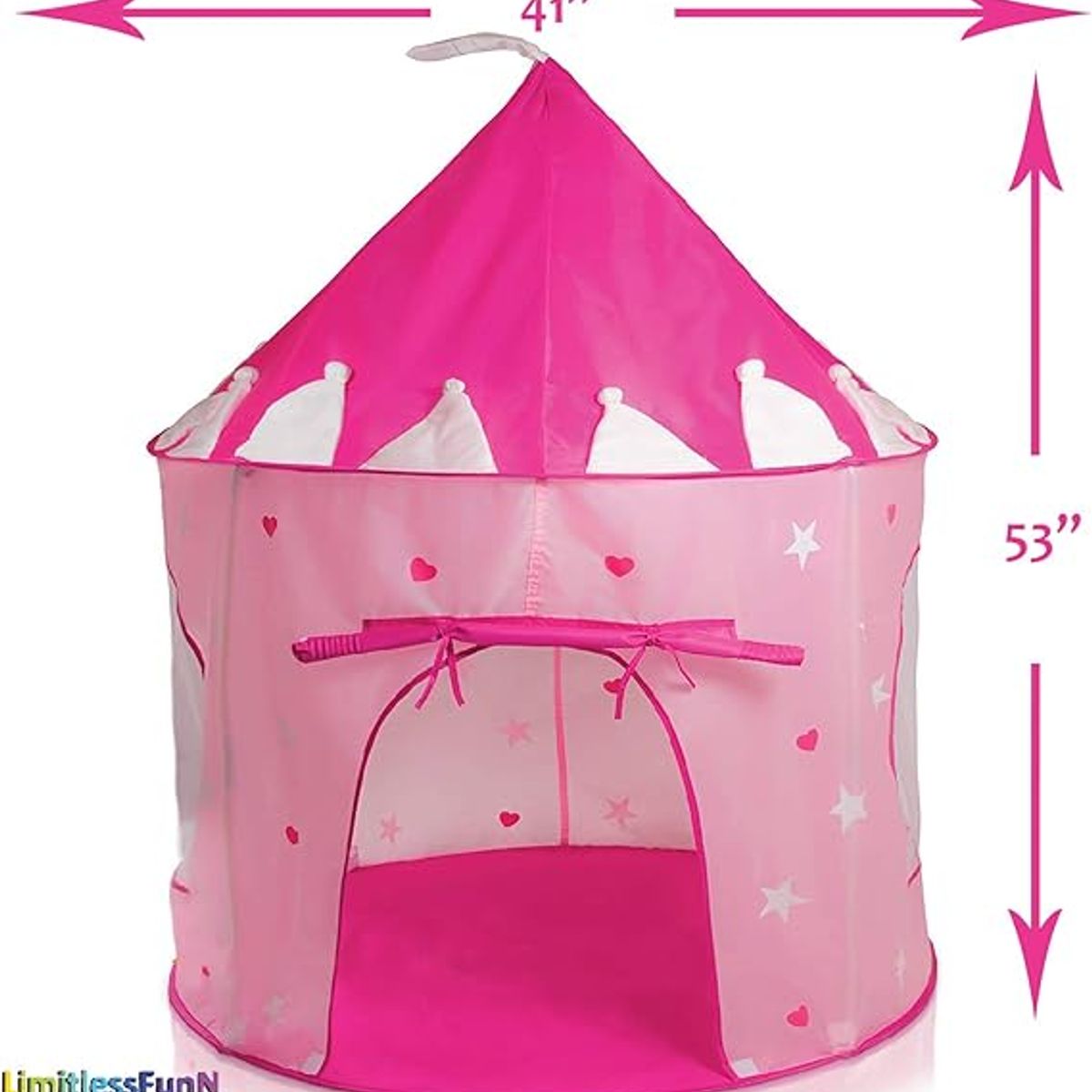 GENERICO - Carpa Castillo Armable Rosado para la Princesa