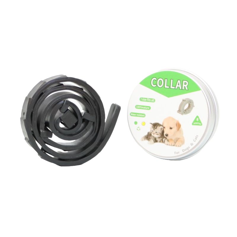 GENERICO - COLLAR ANTIPULGAS PARA PERRO PEQUEÑO EN LATA - COLOR NEGRO