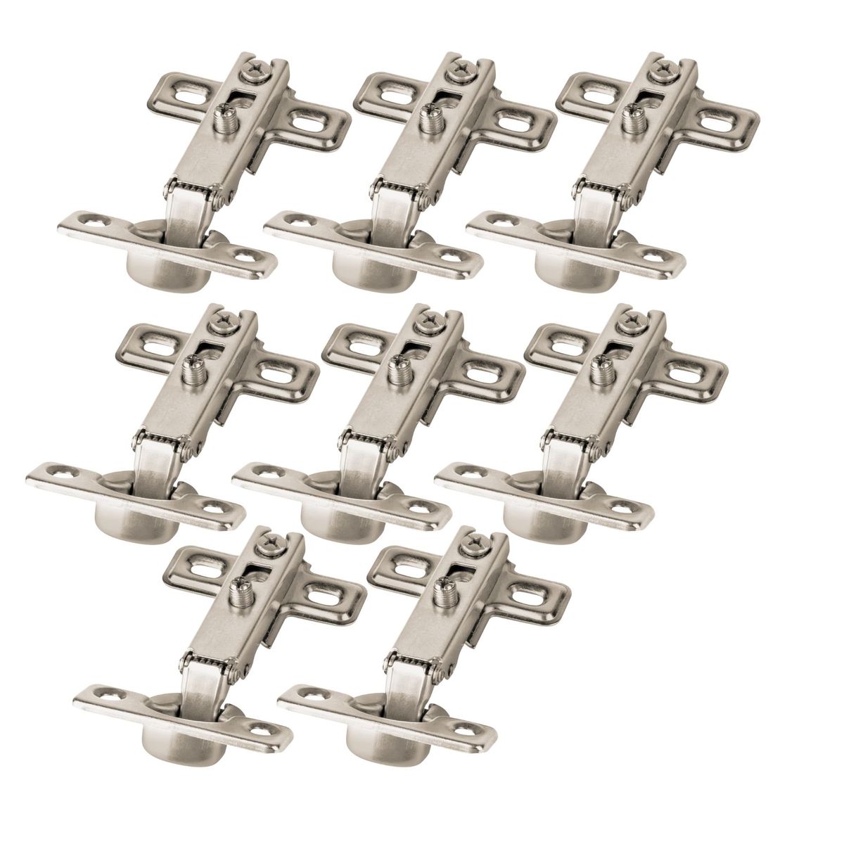 HERMEX - 8 bisagras cangrejo cobertura completa 95° Hermex