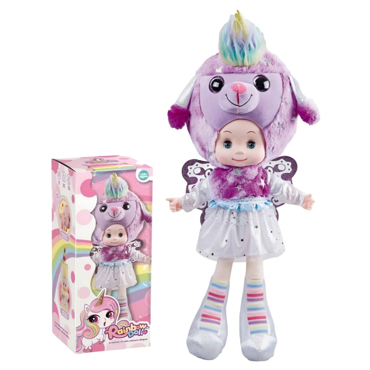 GENERICO - Muñeca de peluche musical dibujo animados A