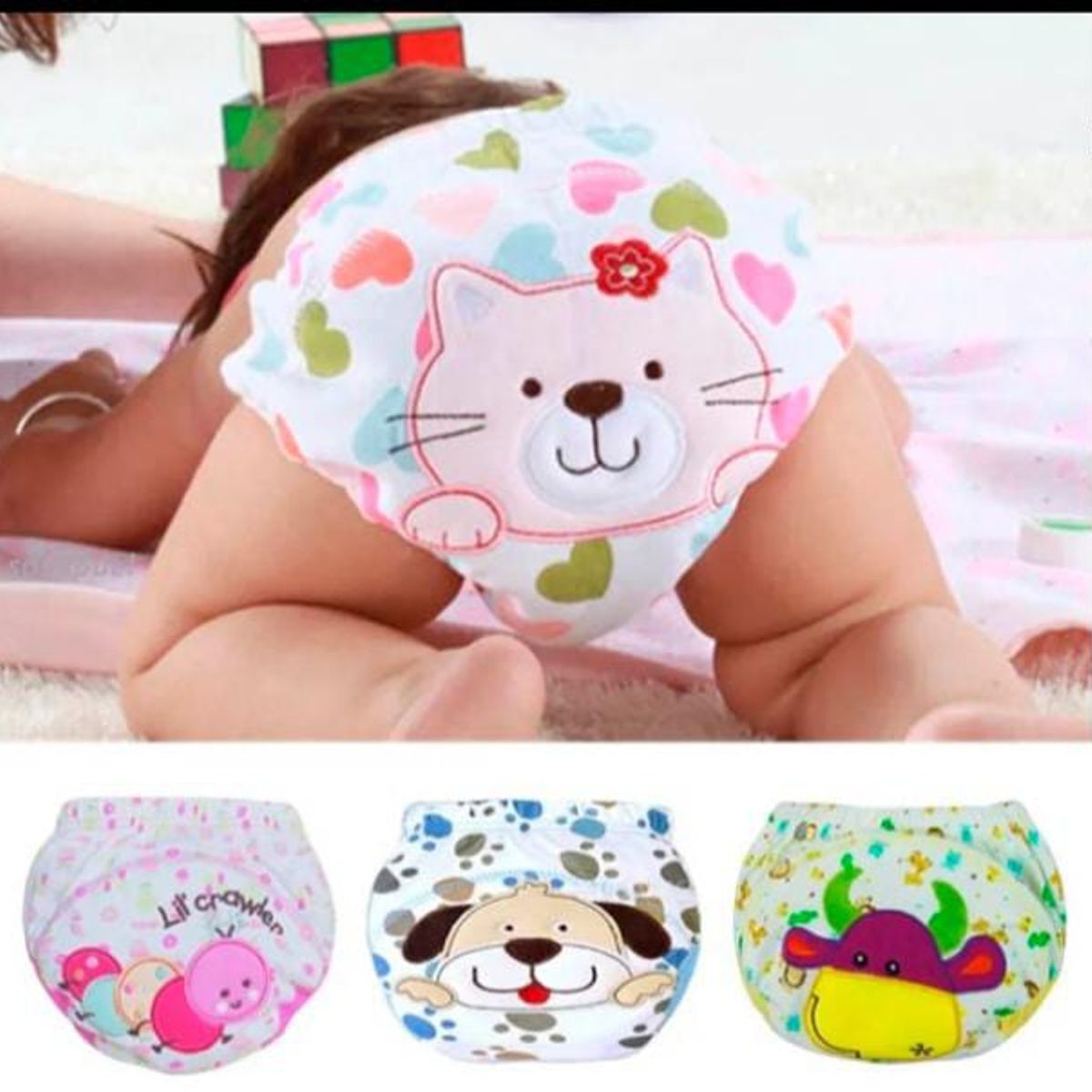 GENERICO - 3 pañales de entrenamiento para bb