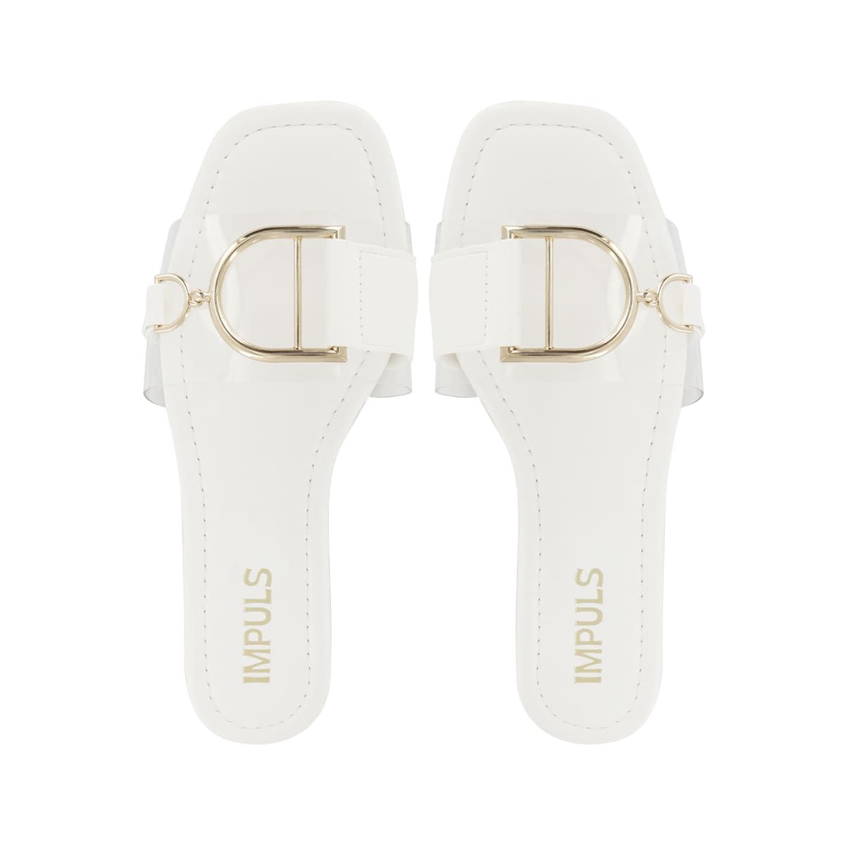IMPULS - Sandalias Flats Mujer Impuls Aixa03 Blanco