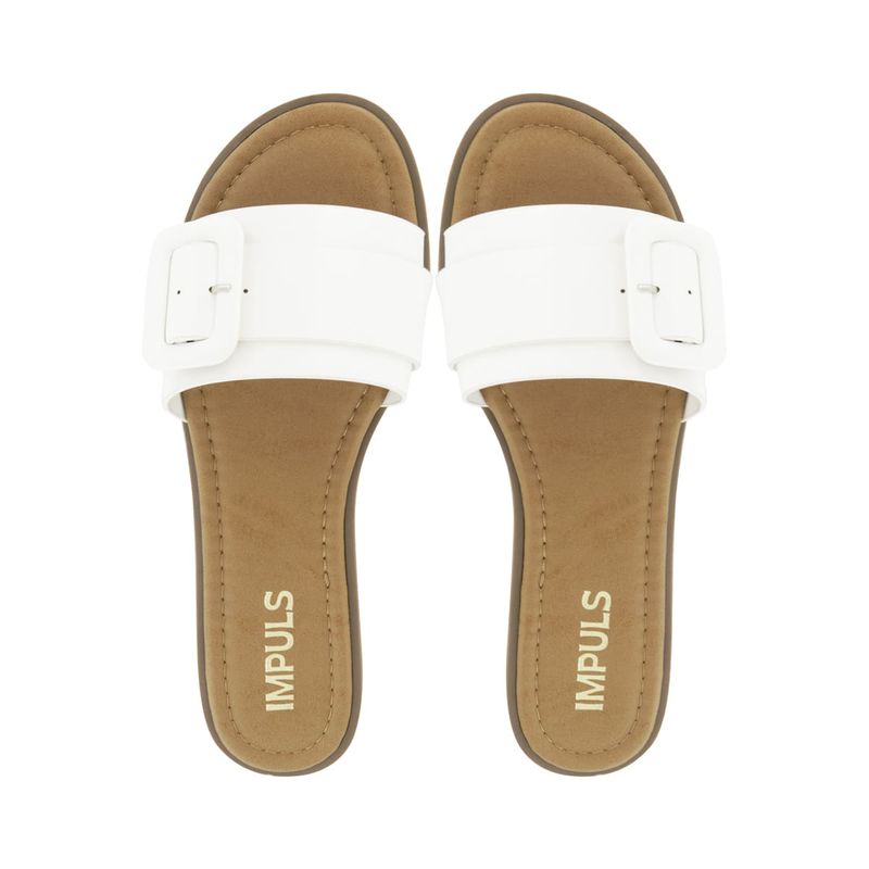 IMPULS - Sandalias Flats Mujer Impuls Aixa06 Blanco