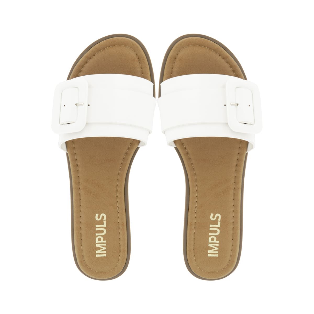 IMPULS - Sandalias Flats Mujer Impuls Aixa06 Blanco