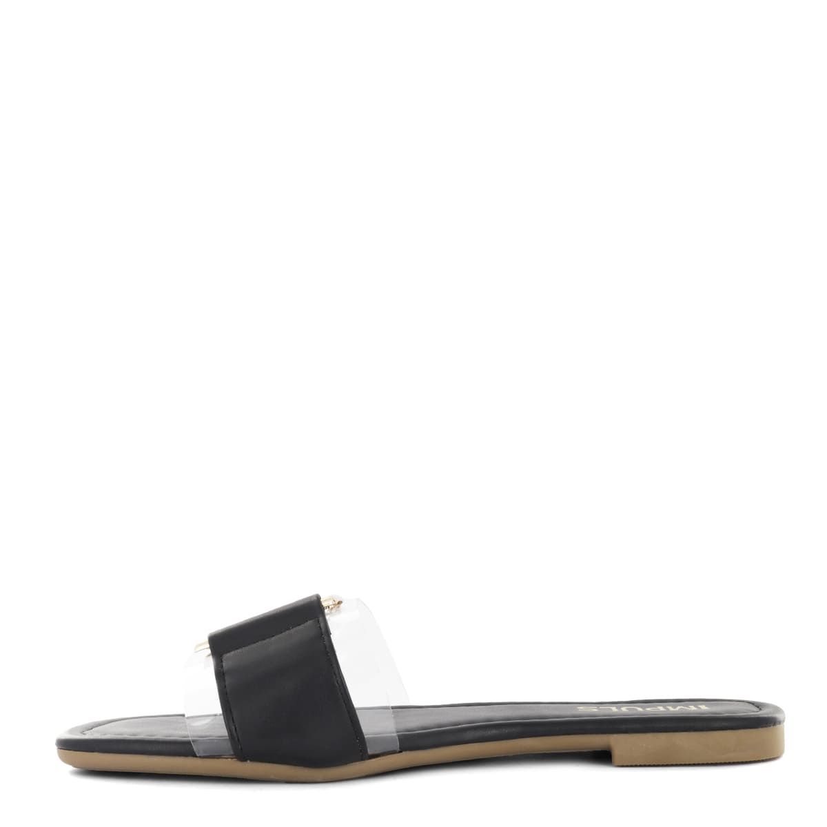 IMPULS - Sandalias Flats Mujer Impuls Aixa03 Negro