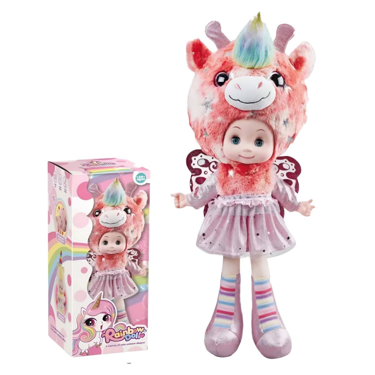 GENERICO - Muñeca de peluche musical dibujo animados c