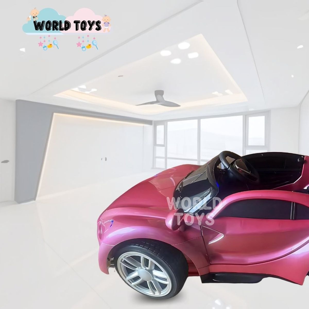 TESLA - Auto Deportivo a Batería  «MARTELLE» Edición Limitada Pink