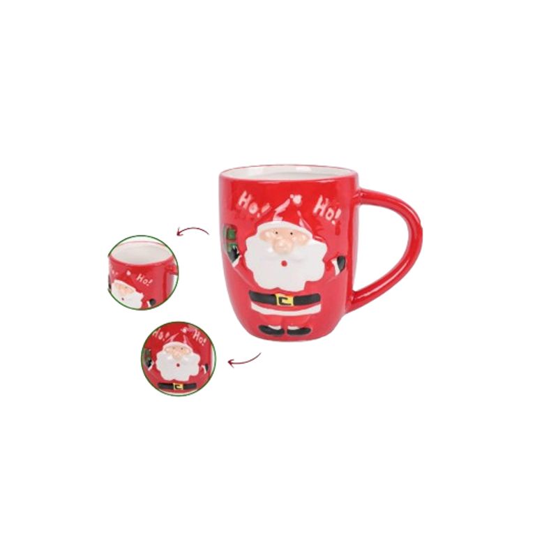 GENERICO - Taza Navideña con diseño Papa Noel