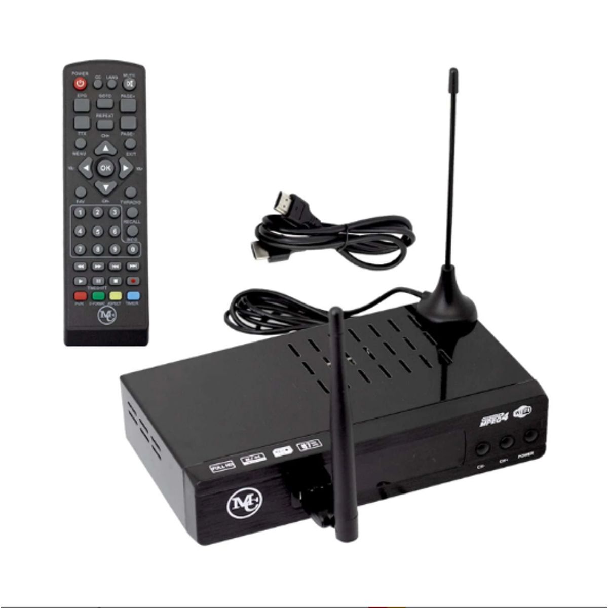 GENERICO - Sintonizador Digital TV con Wifi Youtube Señal TDT MC-006