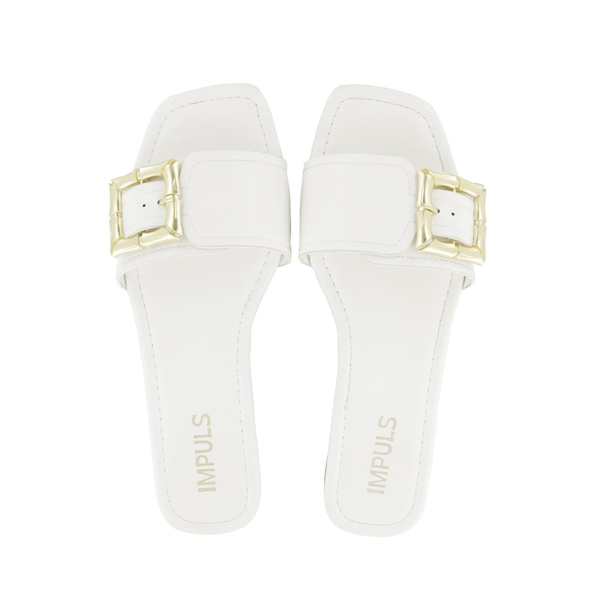 IMPULS - Sandalias Flats Mujer Impuls Aixa09 Blanco