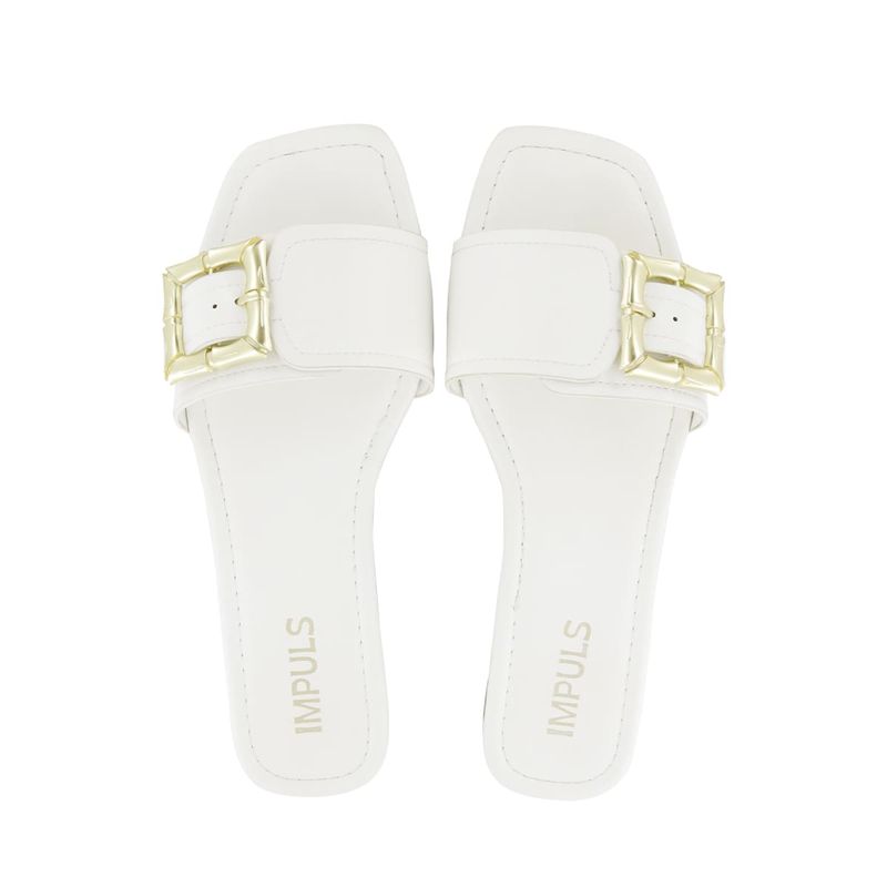 IMPULS - Sandalias Flats Mujer Impuls Aixa09 Blanco