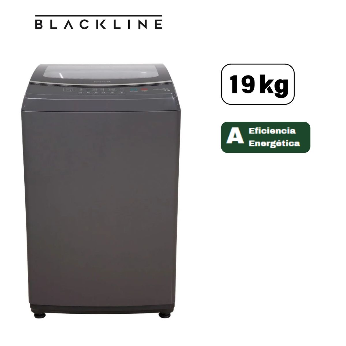 BLACKLINE - LAVADORA BLACKLINE 19KG SPBL19TL  GRIS OSCURO CARGA SUPERIOR
