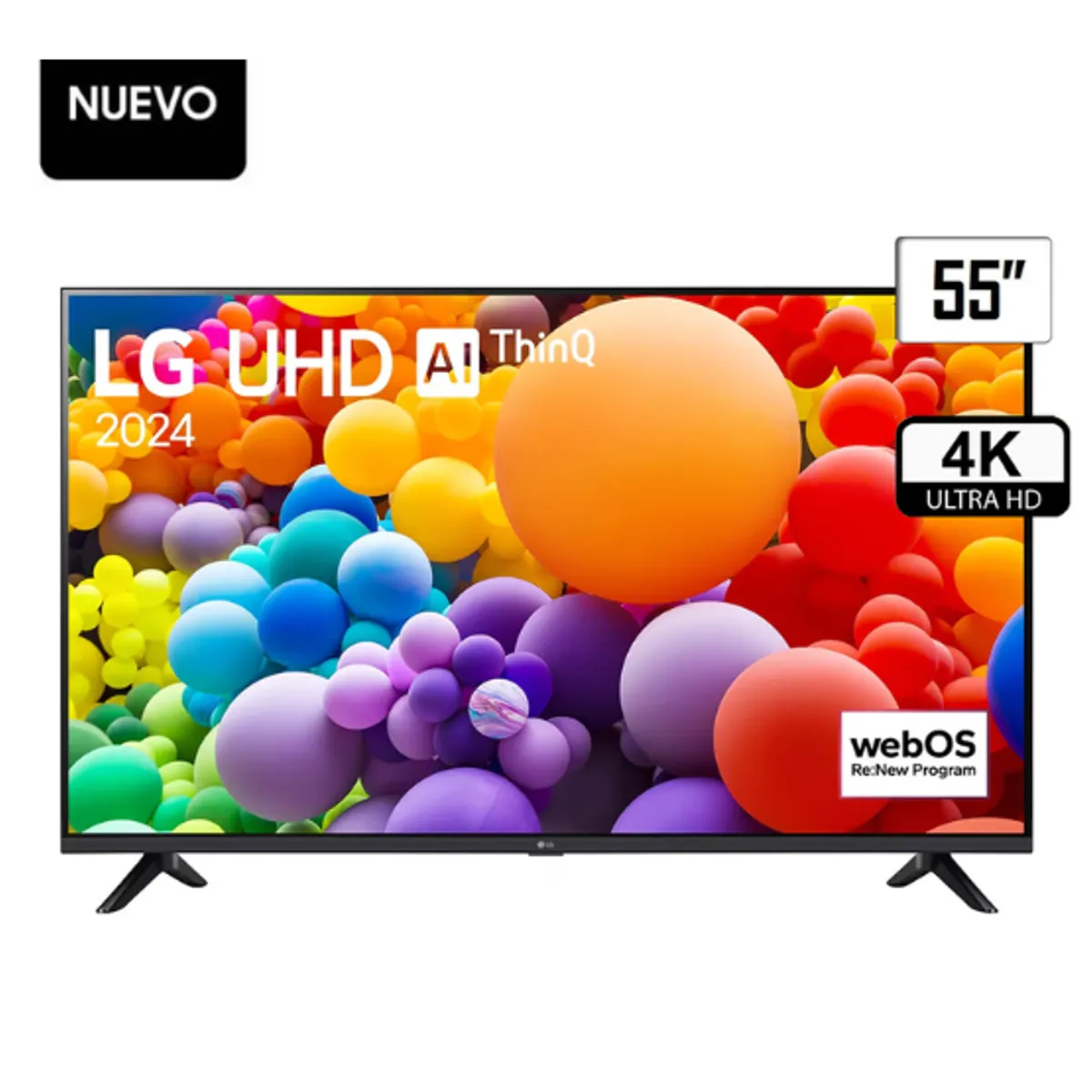LG - Televisor LG Uhd Tv 55 4K Thinq Ai 55Ut7300