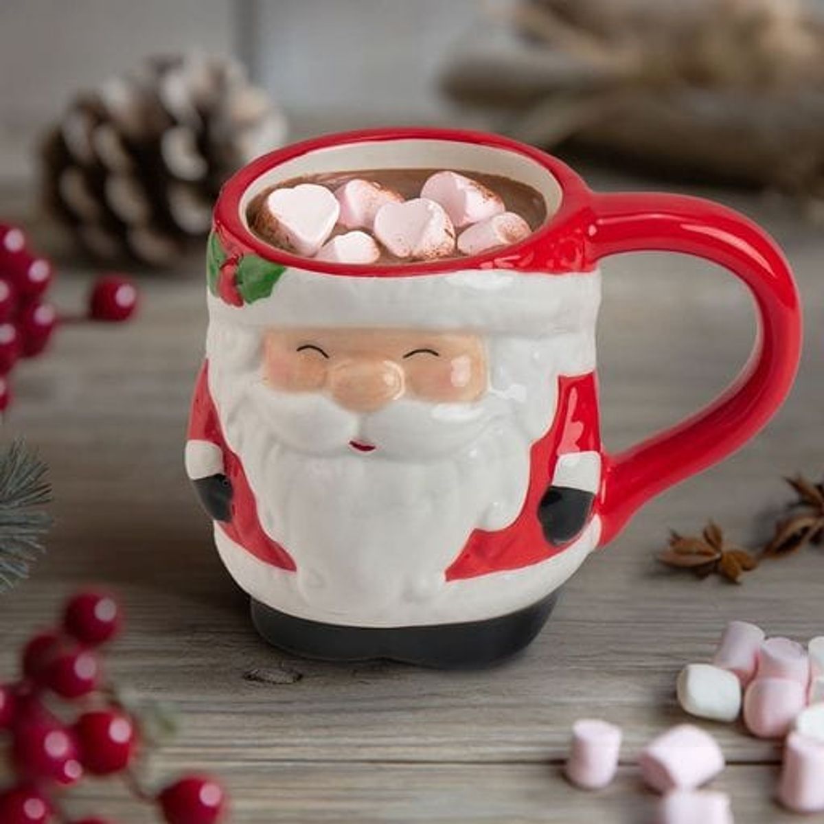 Taza Navideña de Papa Noel, marca GENERICO - Foto Principal