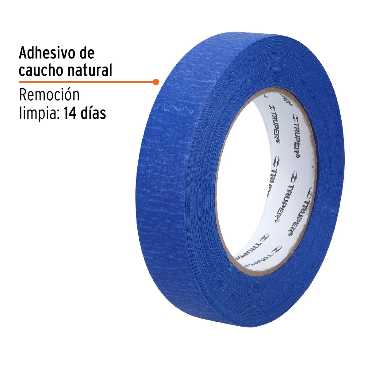 TRUPER - Cinta 1" x 50m Azul Masking Tape 12622 Truper