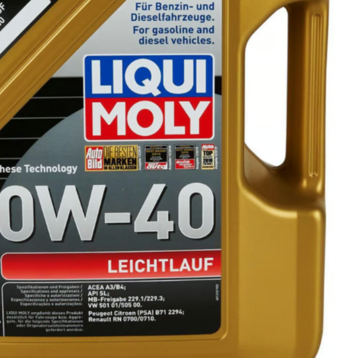 GENERICO - Aceite para Motor Antifricción 10W-40 4L