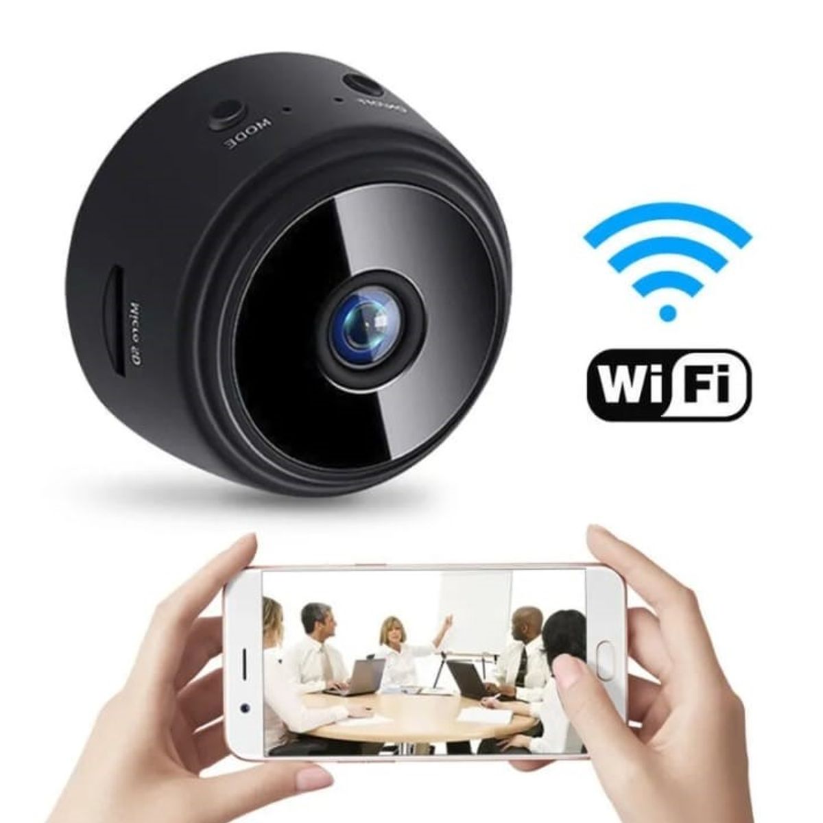 GENERICO - MINI CAMARA ESPIA A9 WIFI IMANTADA