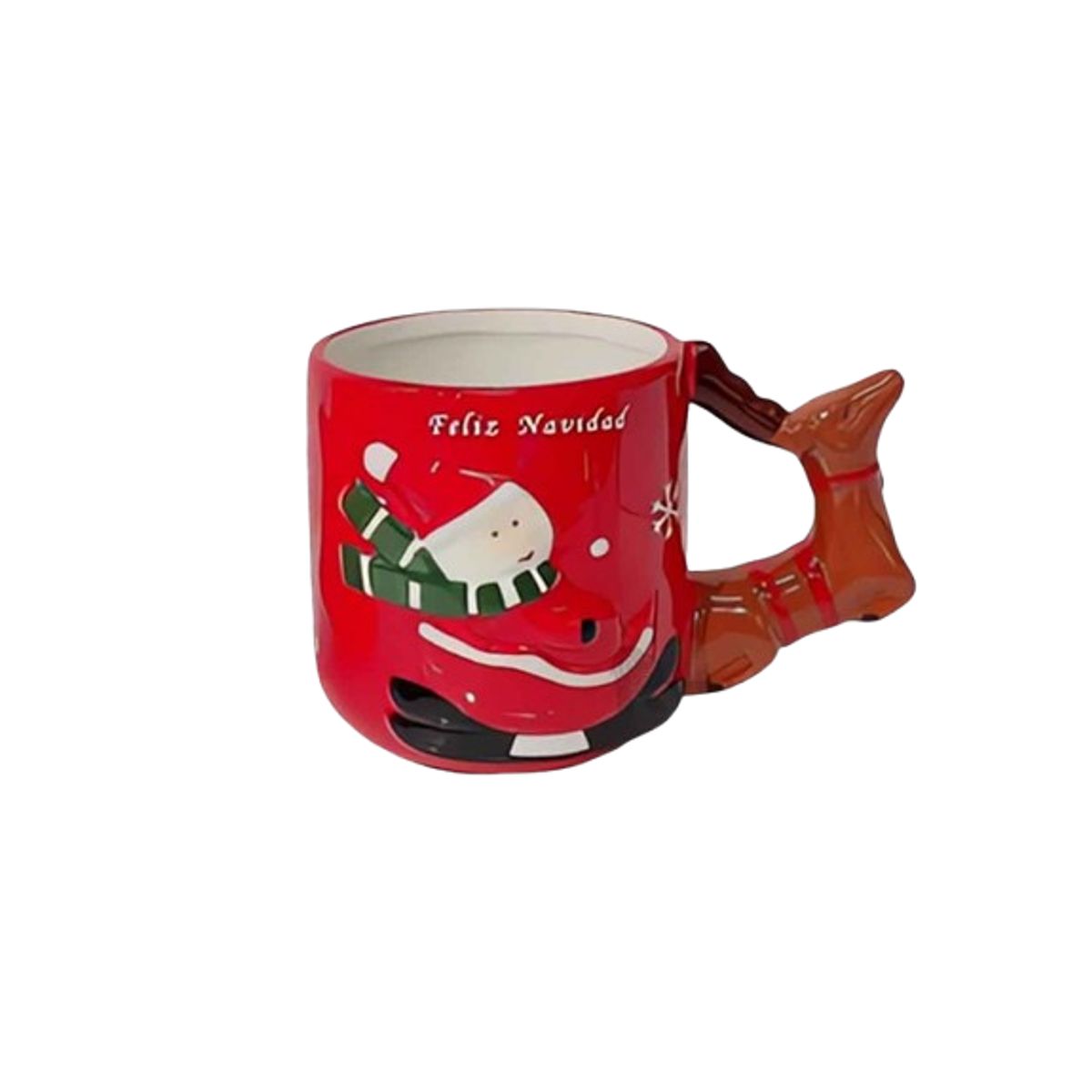 GENERICO - Taza Navideña con diseño Muñeco de Nieve