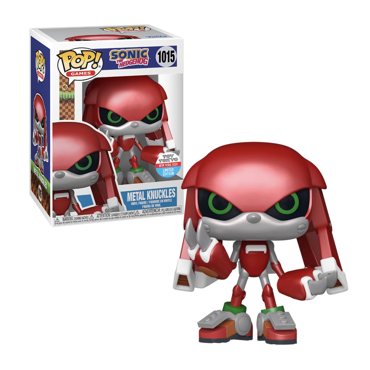 FUNKO - Metal Knuckles Funko Pop 1015 Sonic Exclusivo Convencion