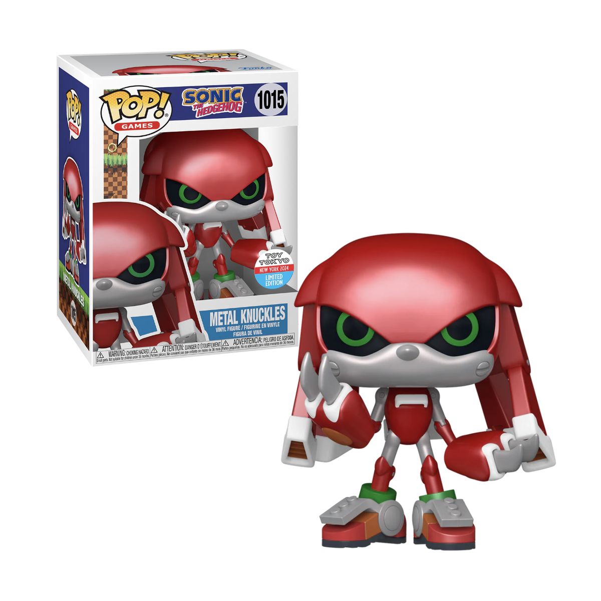 FUNKO - Metal Knuckles Funko Pop 1015 Sonic Exclusivo Convencion