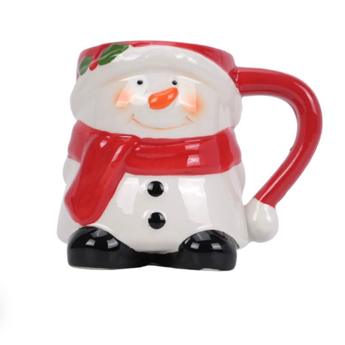 GENERICO - Taza Navideña con diseño Muñeco de Nieve