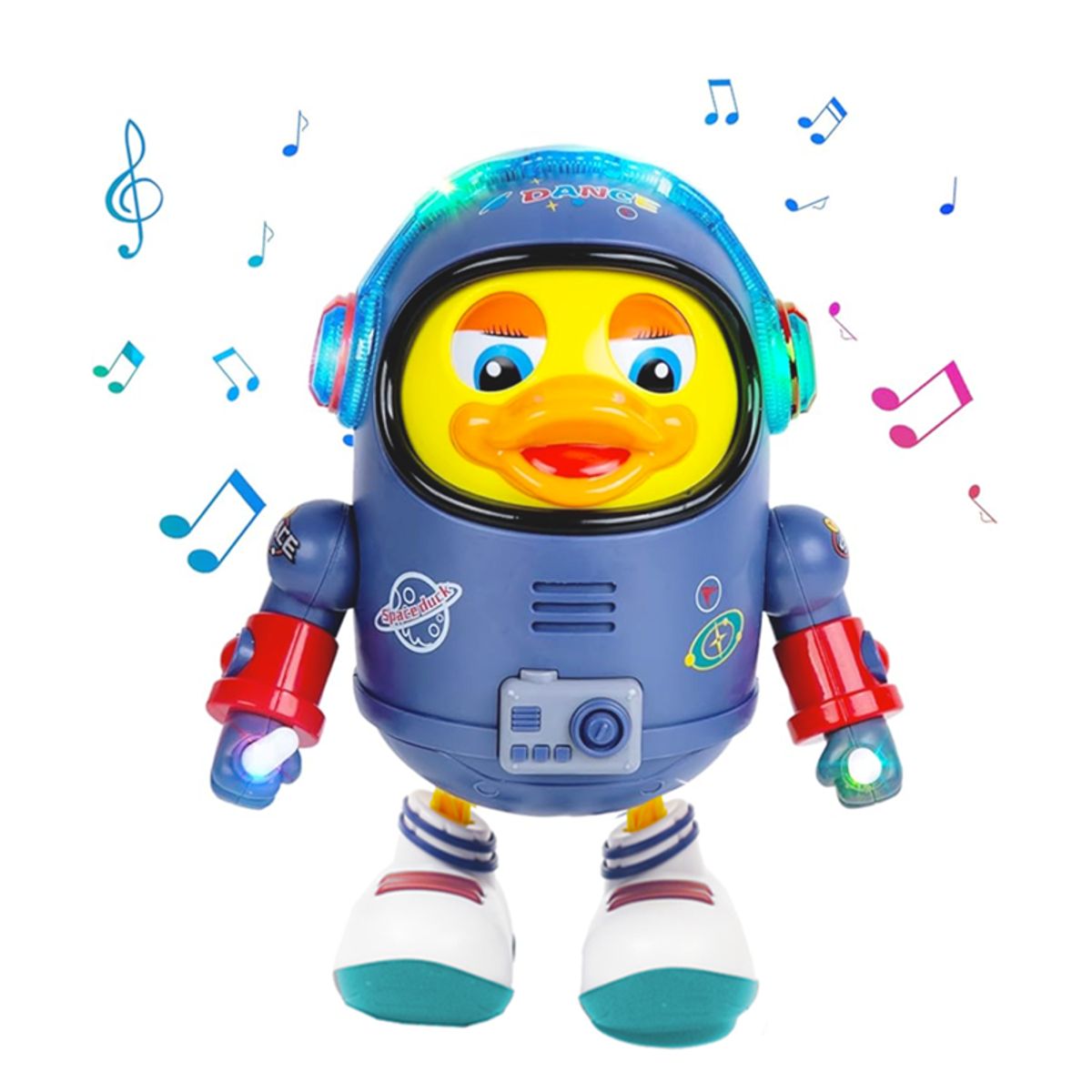 GENERICO - Robot Pato Astronauta Bailarin Estimulacion Temprana