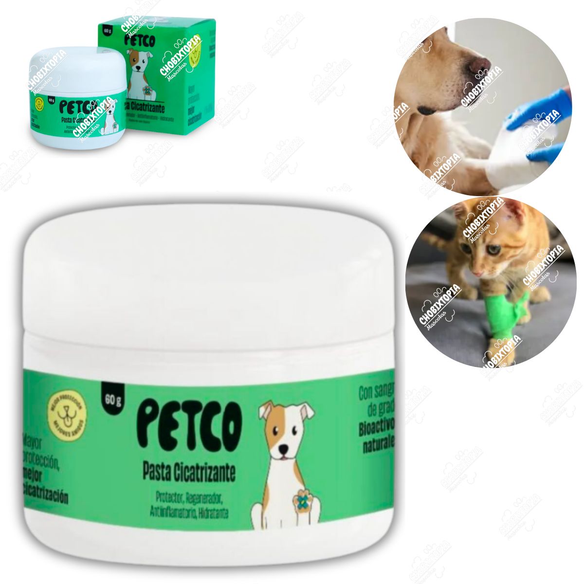 PETCO - PASTA CICATRIZANTE MASCOTA - PERROS Y GATOS x 60 g