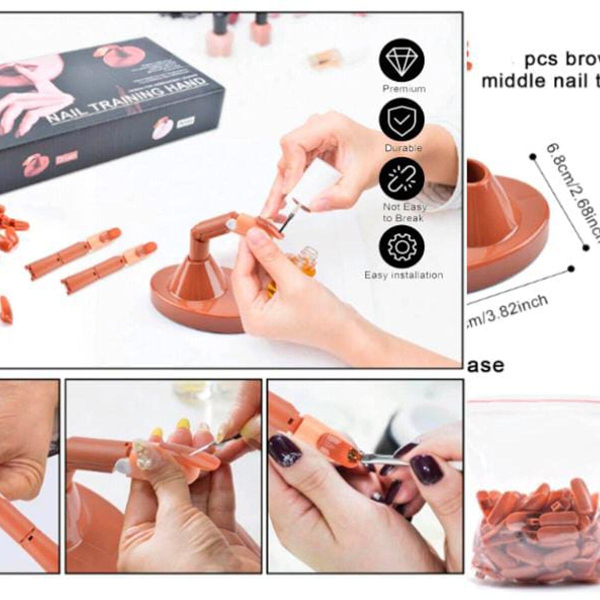 GENERICO - kits de entrenamiento de dedos falsos flexibles