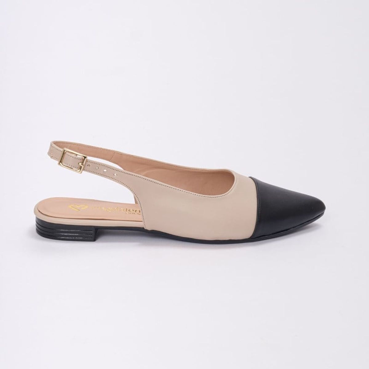 MAGDALENA SHOES - Slingback Paris 743 Beige-negro