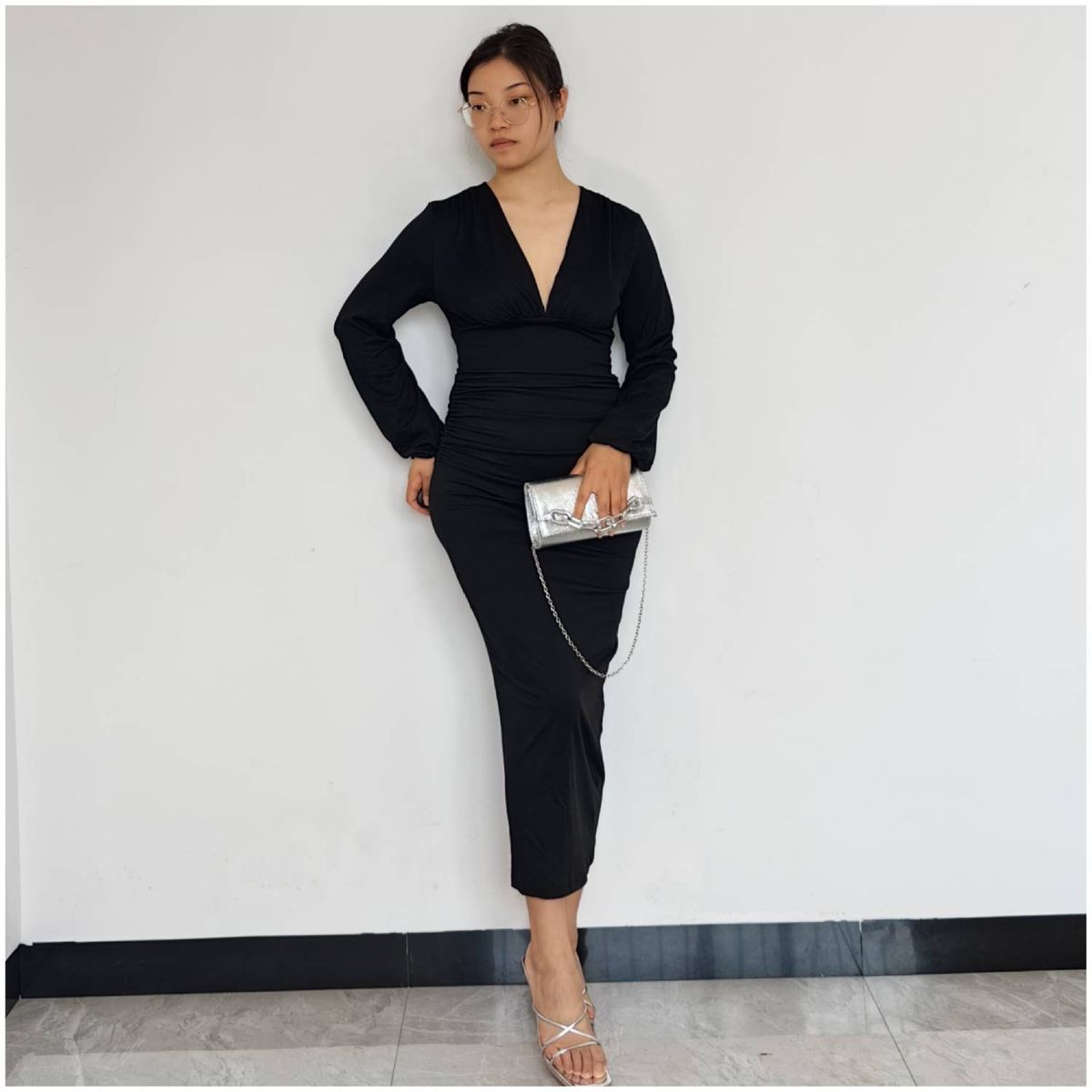 RINODERINA - Vestido Largo Elegante Moda Mujer