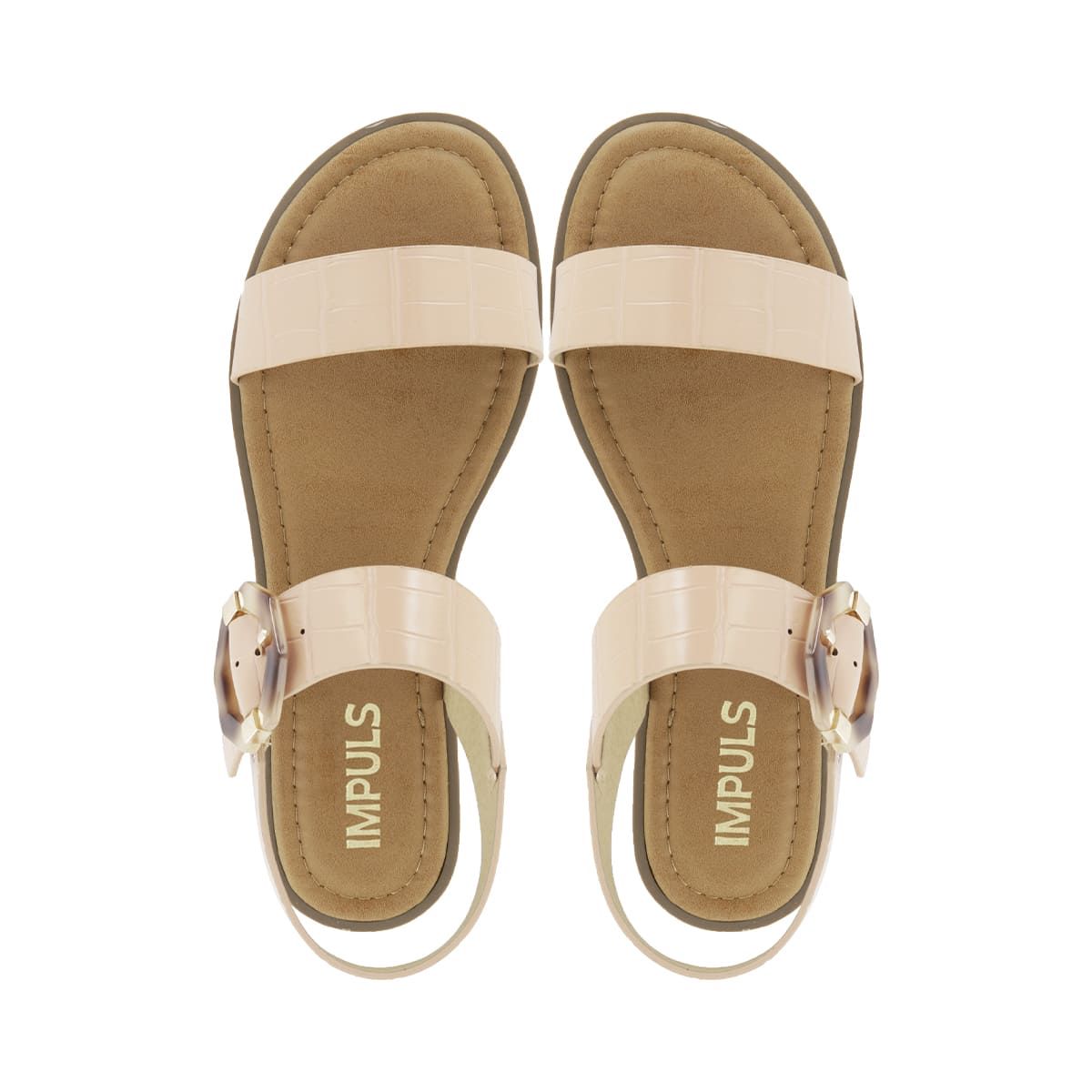IMPULS - Sandalias Flats Mujer Impuls Aixa02 Nude