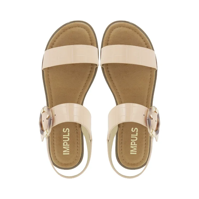 IMPULS - Sandalias Flats Mujer Impuls Aixa02 Nude