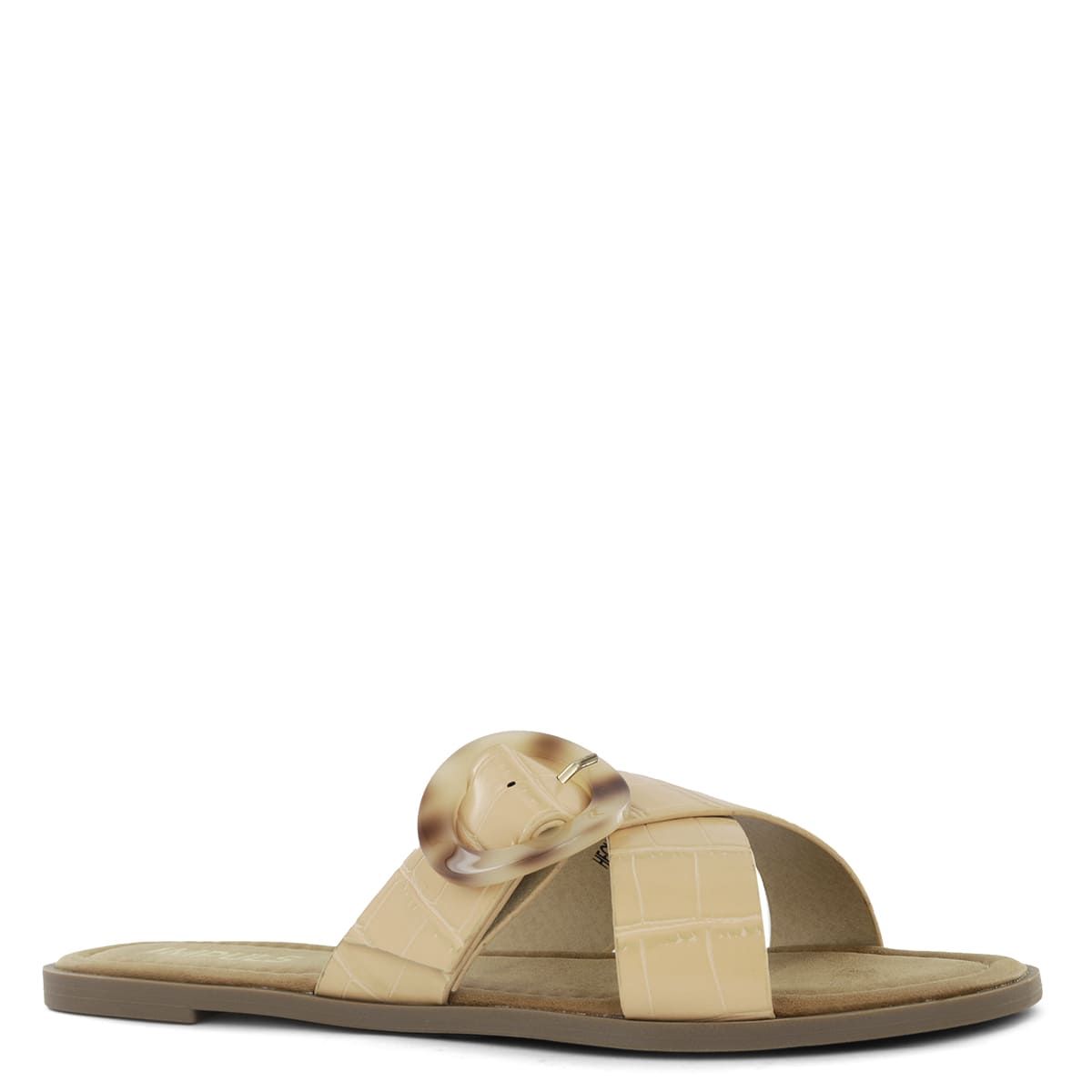 IMPULS - Sandalias Flats Mujer Impuls Aixa01 Beige