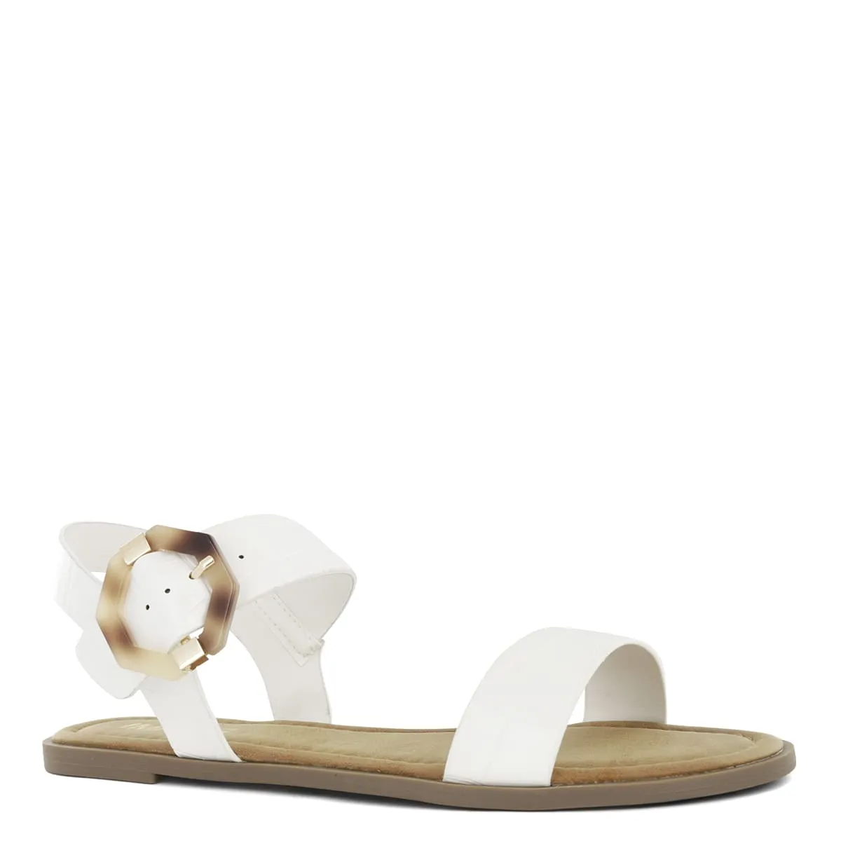 IMPULS - Sandalias Flats Mujer Impuls Aixa02 Blanco