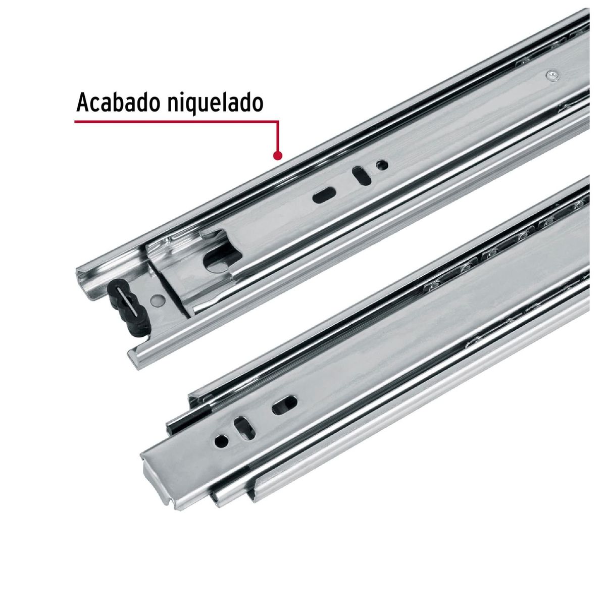 HERMEX - 6 correderas extensión 45 cm p/cajón HERMEX