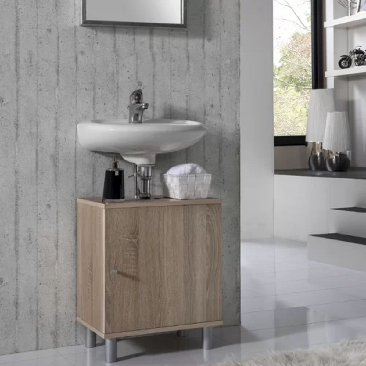 TU MESITA - Mueble de Baño Moderno Carlos Color Roble TU MESITA
