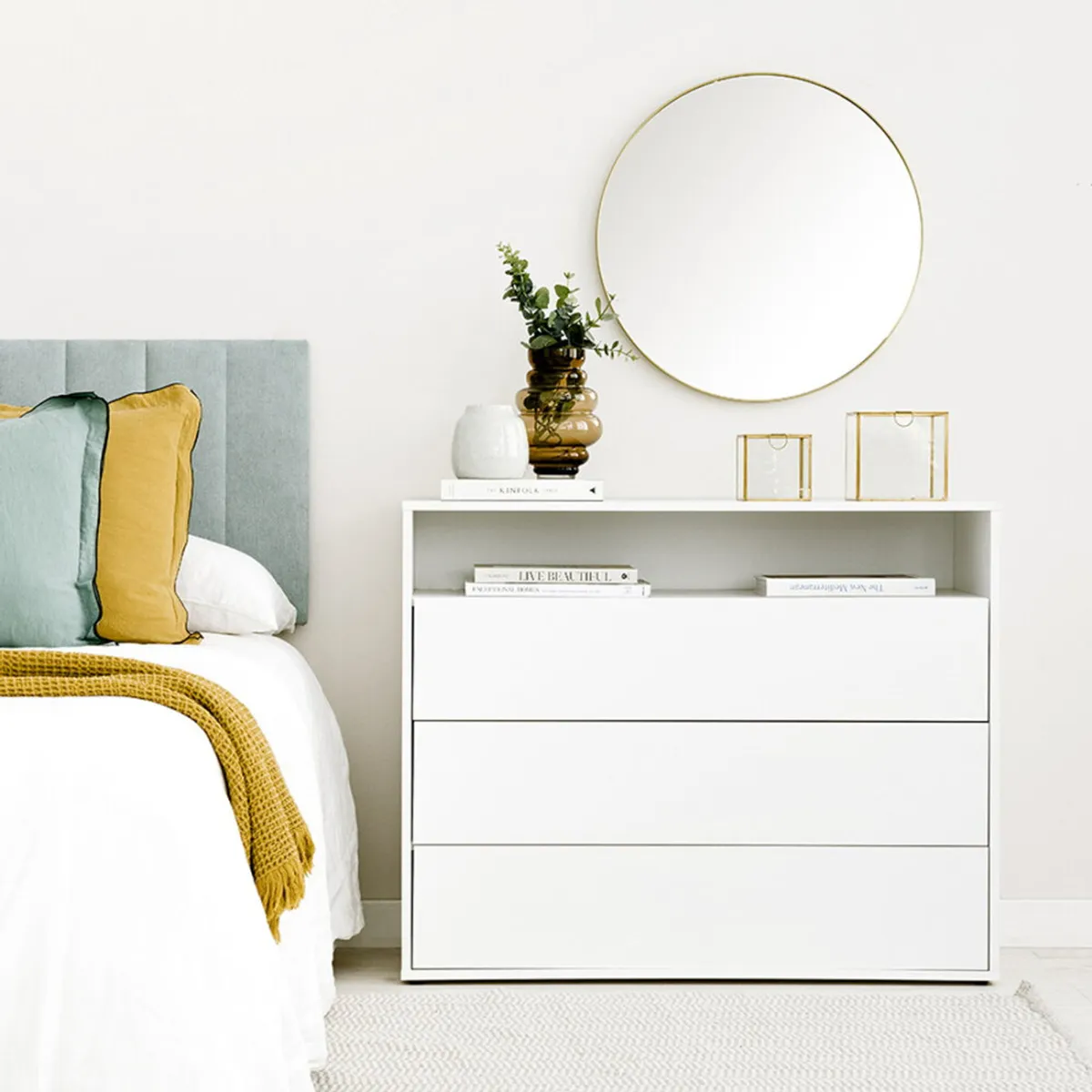 GENERICO - Aparador Moderno Ransaiwa Blanco R&R MUEBLES