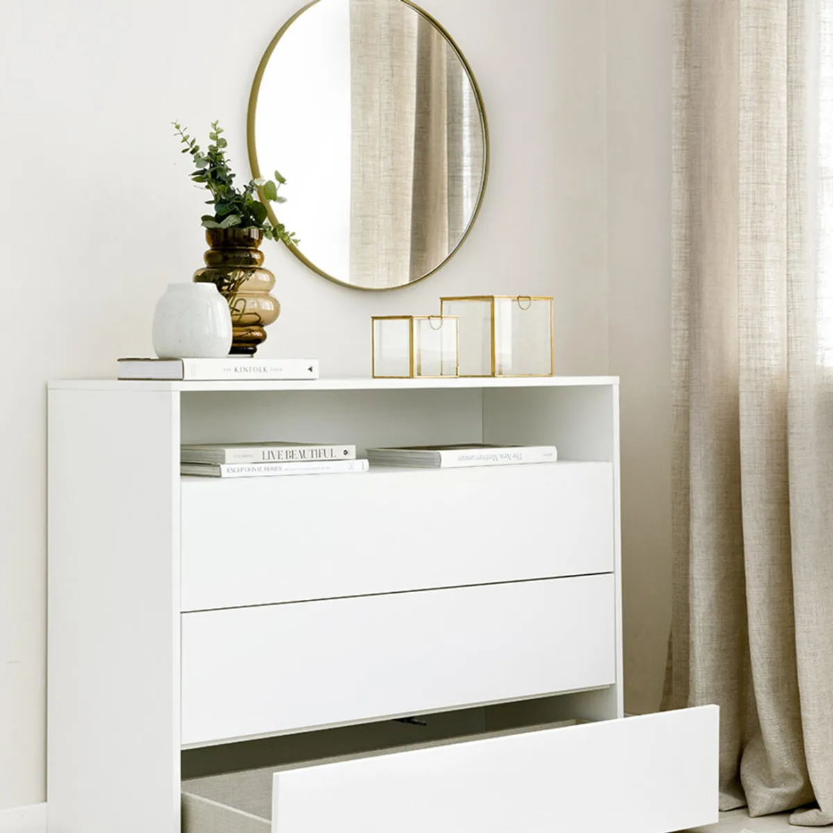 GENERICO - Aparador Moderno Ransaiwa Blanco R&R MUEBLES