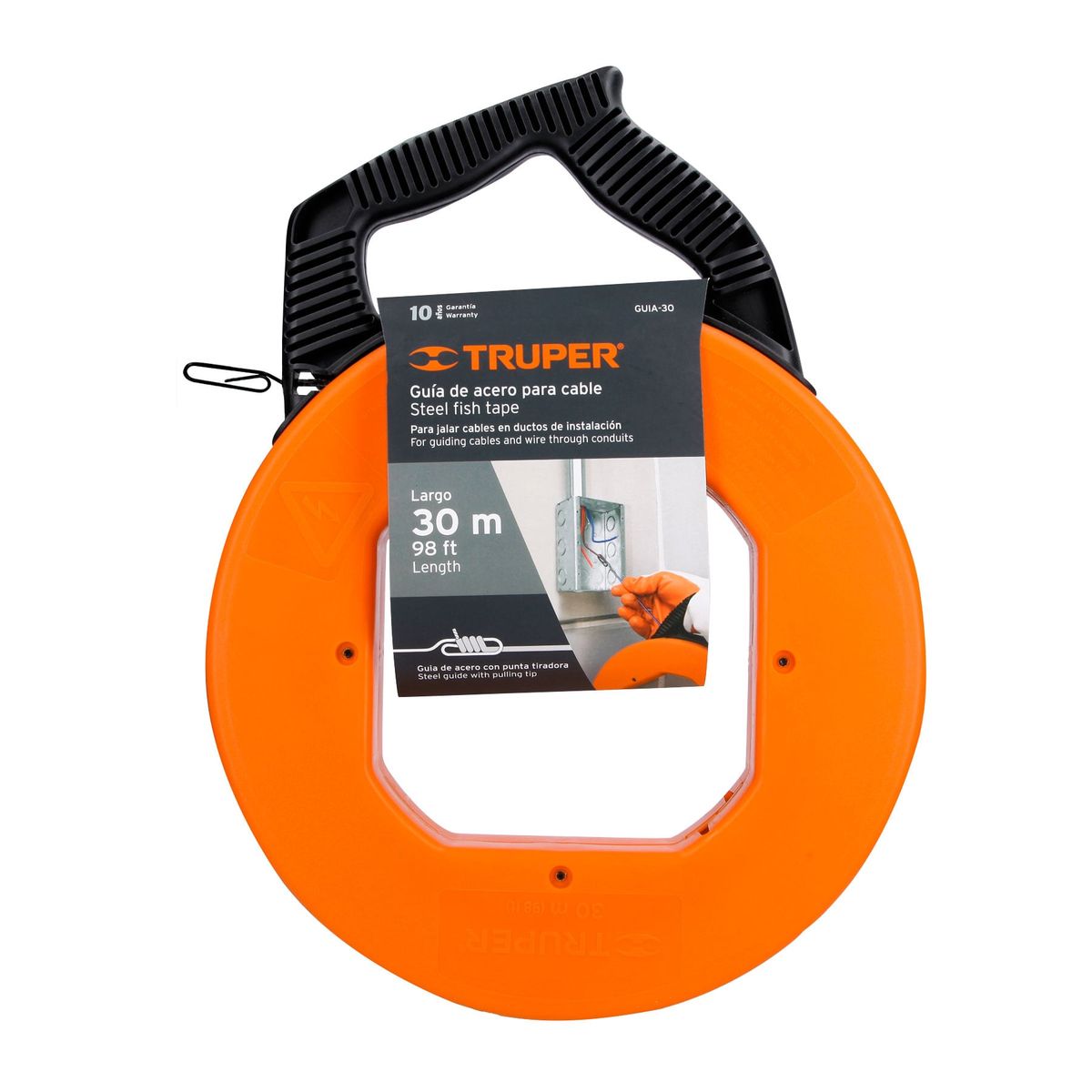 TRUPER - Wincha Pasa Cable de Acero 30 metros Truper 17752