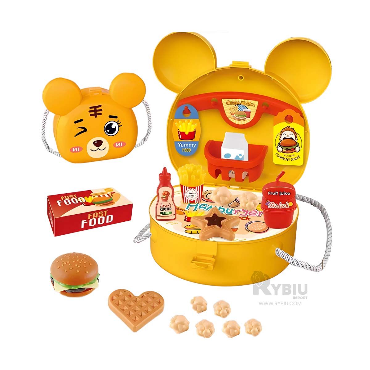 GENERICO - Cartera Divertida para Niños en Amarillo Y+Regalo Agendita