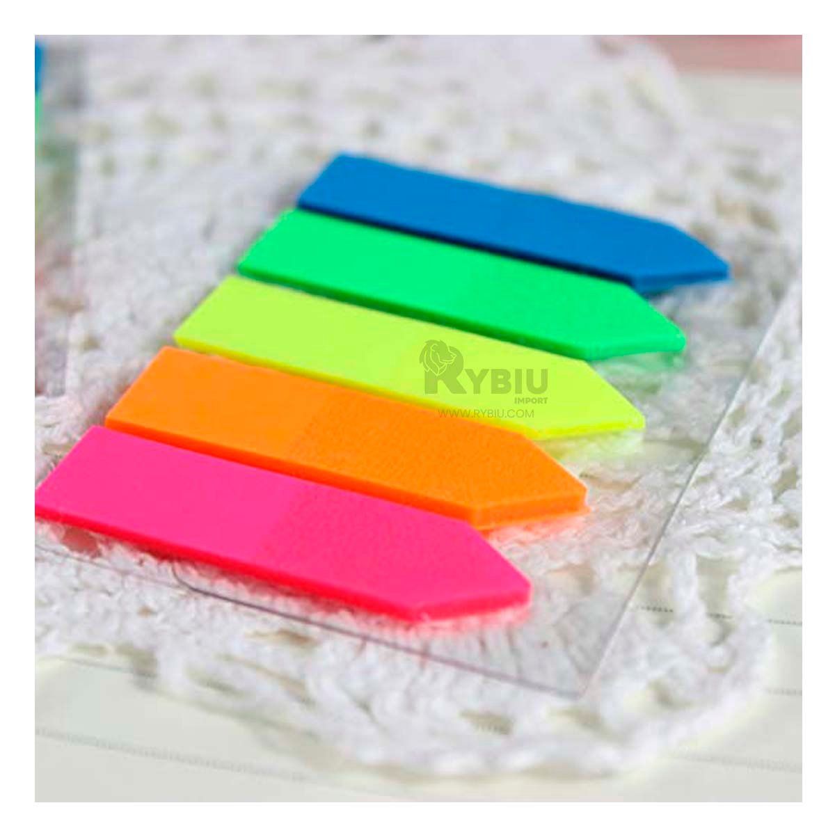 RYBIU IMPORT - Post It Flechas Movible y Multicolor Y+Banderitas Adhesivas