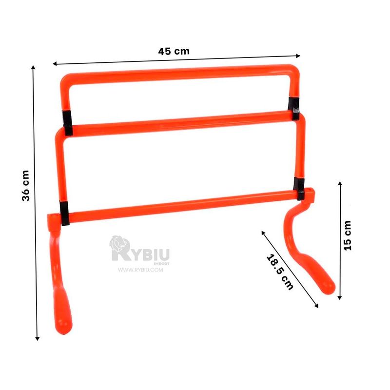 RYBIU IMPORT - Barrera Modular de Color Rojo Y+Regalo Ligas para Peinar
